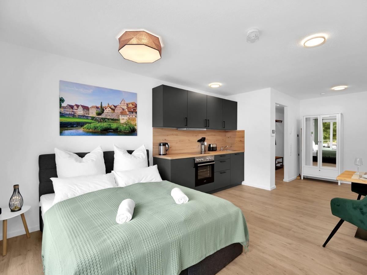 Inhome Studio Apartment - Kueche - Parken - Tv Швебіш-Галль Екстер'єр фото