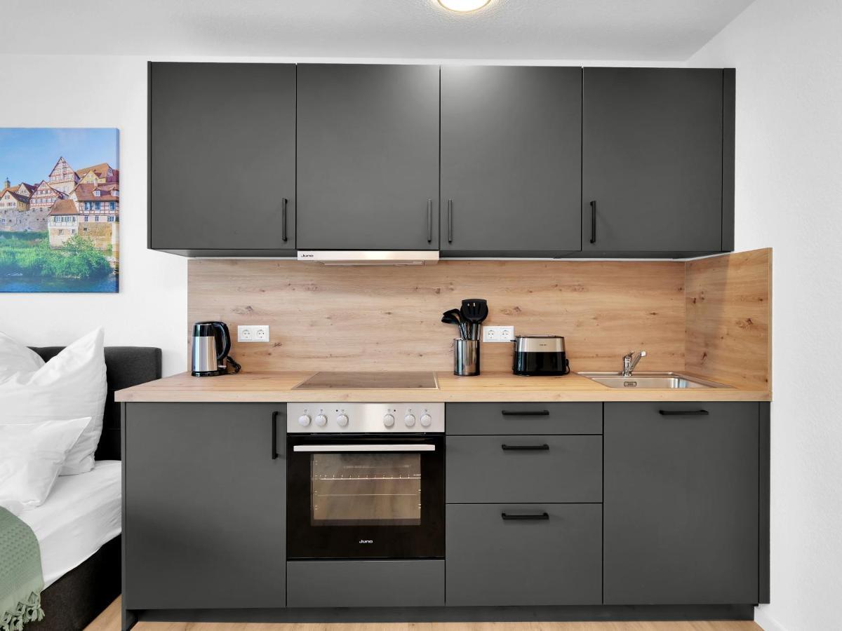 Inhome Studio Apartment - Kueche - Parken - Tv Швебіш-Галль Екстер'єр фото