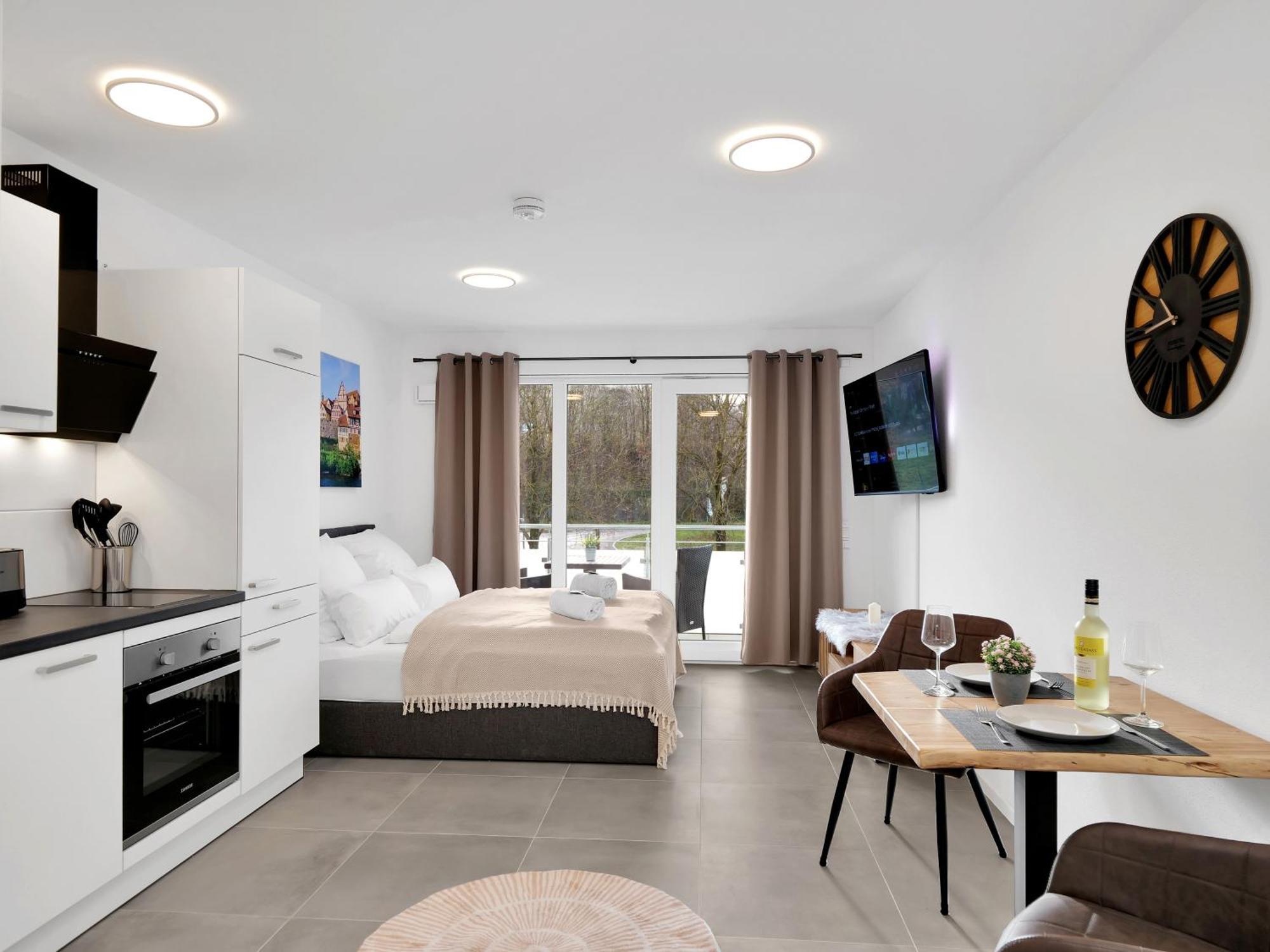 Inhome Studio Apartment - Kueche - Parken - Tv Швебіш-Галль Екстер'єр фото