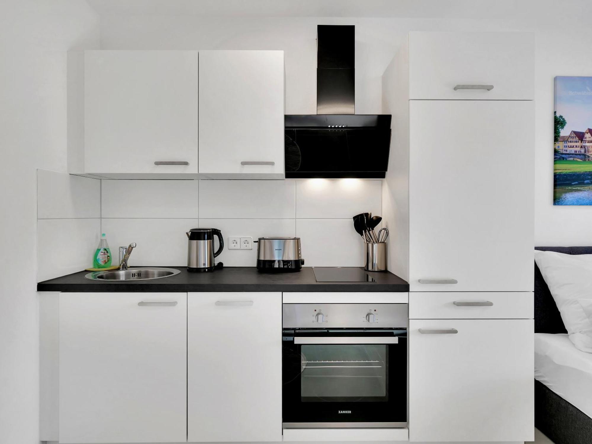 Inhome Studio Apartment - Kueche - Parken - Tv Швебіш-Галль Екстер'єр фото